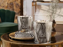Large Orris Mimosa Scented Candle With Metal Sleeve