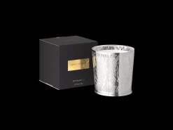 Large Orris Mimosa Scented Candle With Metal Sleeve