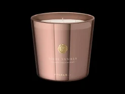 Large Suede Vanilla Scented Candle