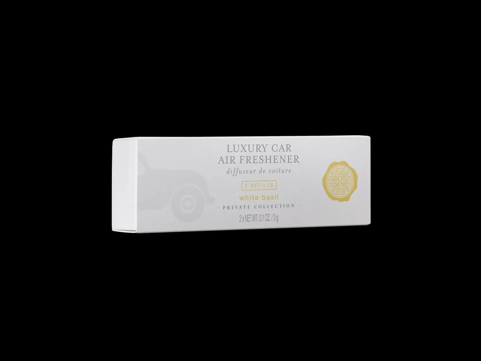 White Basil Car Air Freshener Refill