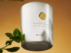 White Basil Scented Candle