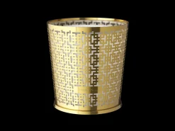 XL Black Oudh Scented Candle With Metal Sleeve